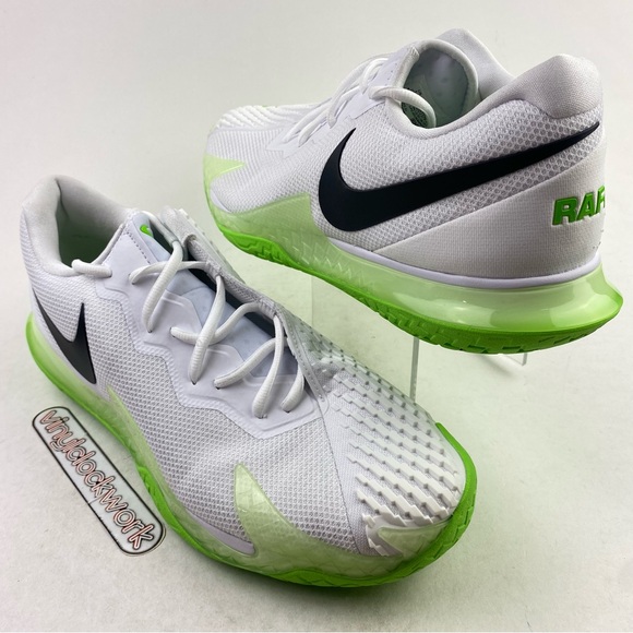 Nike Court Zoom Vapor Cage 4 Rafa Tennis Shoes Mens Size 14 DD1579-105 White - Picture 2 of 12